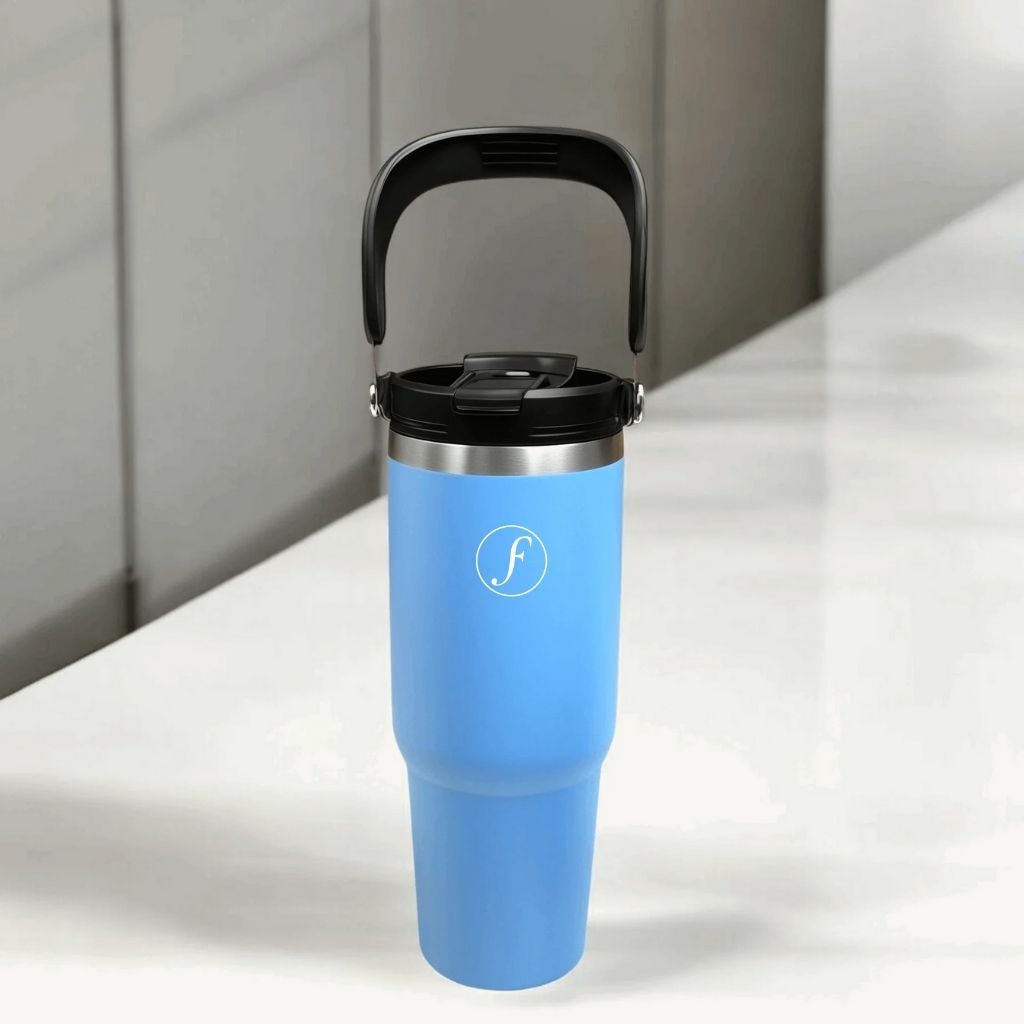 Festinal Personalized Eclat 2.0 — 2-way sip, 900ml Tote Tumbler